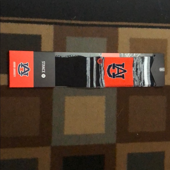 NCAA Auburn University Varsity Stance Socks - Picture 2 of 2